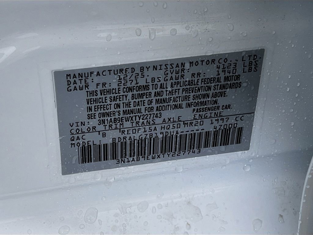 New 2026 Nissan Sentra SL w/ Floor Mat Package image 27