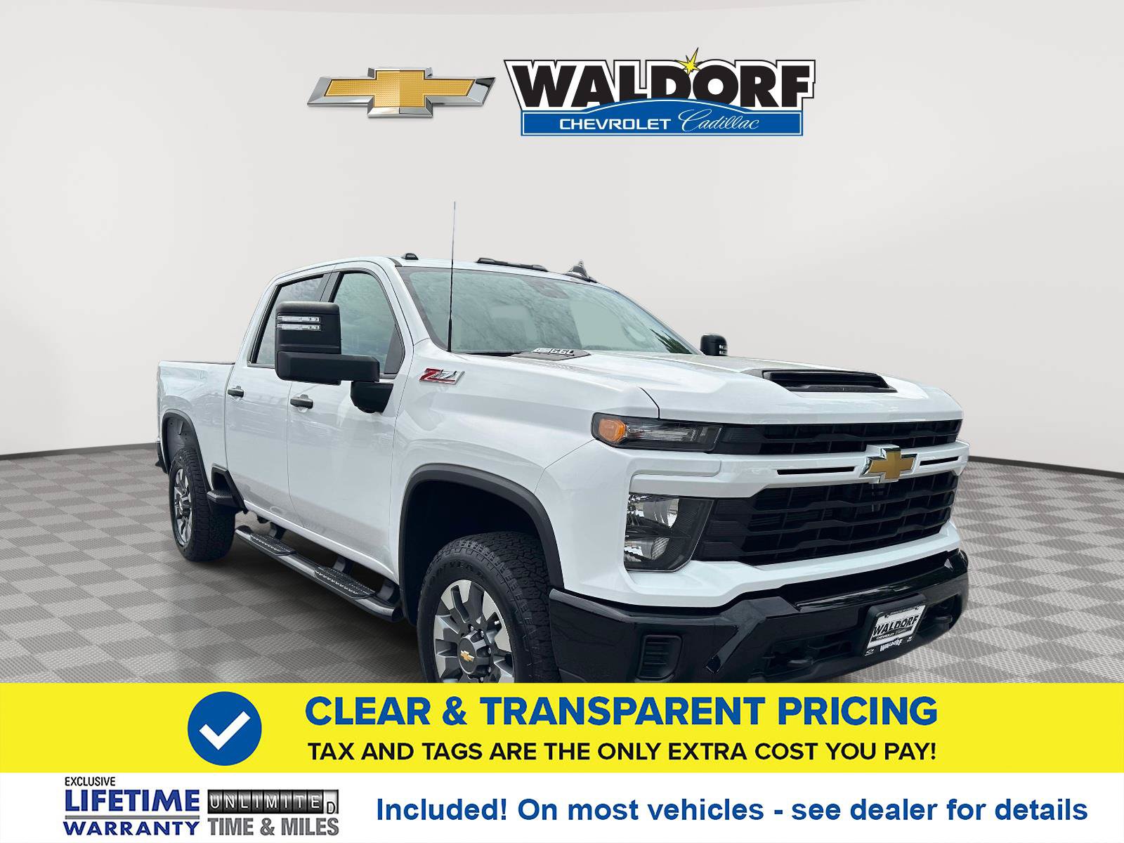Used 2024 Chevrolet Silverado 2500 Custom w/ Custom Value Package AWD/4WD image 1