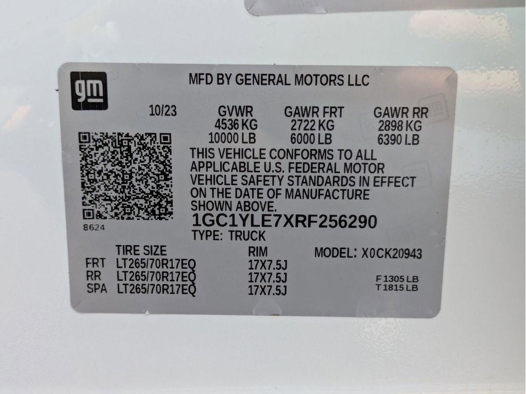 Used 2024 Chevrolet Silverado 2500 W/T w/ WT Convenience Package AWD/4WD image 36