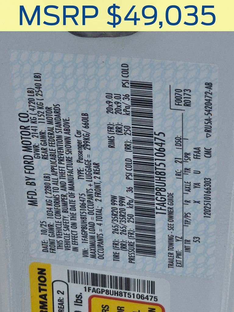 New 2026 Ford Mustang Premium RWD image 34