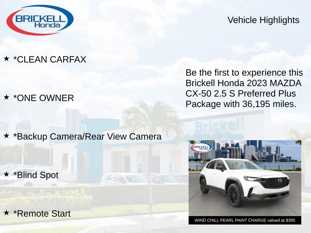 Used 2023 MAZDA CX-50 2.5 S w/ Cargo Package AWD/4WD image 8