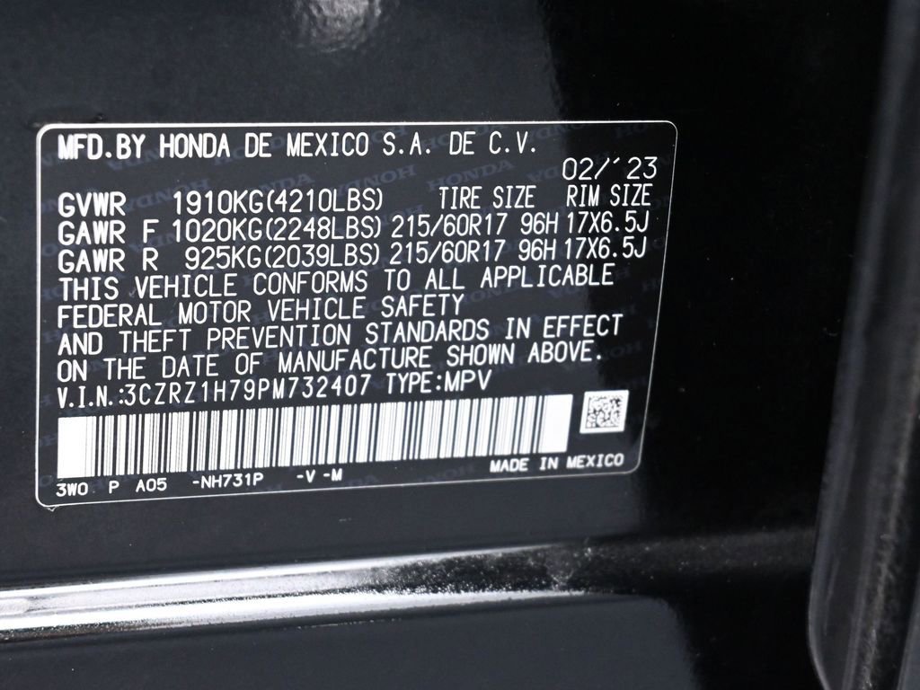 Used 2023 Honda HR-V EX-L image 19