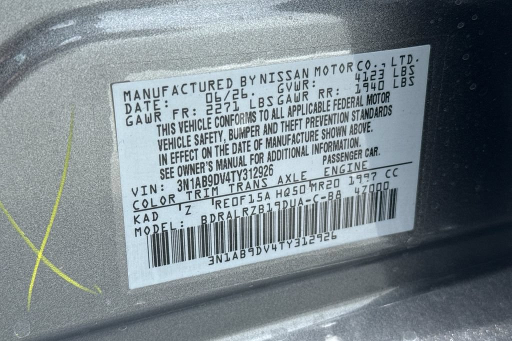 New 2026 Nissan Sentra SR w/ SR Premium Package FWD image 21