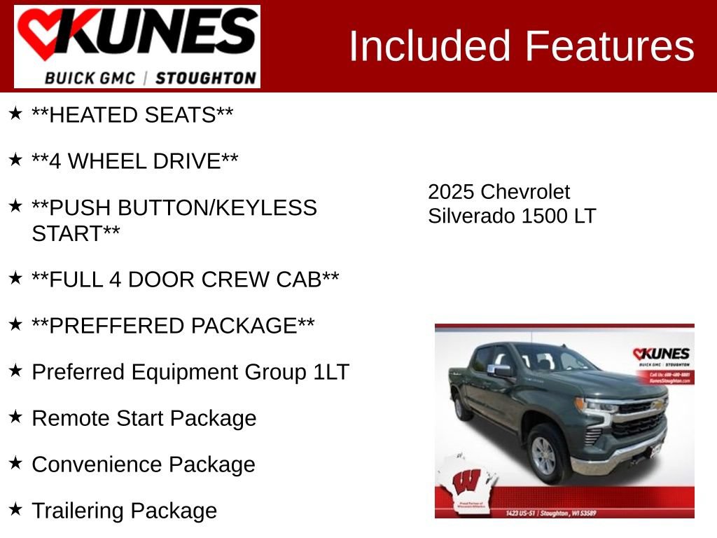 Used 2025 Chevrolet Silverado 1500 LT AWD/4WD image 3
