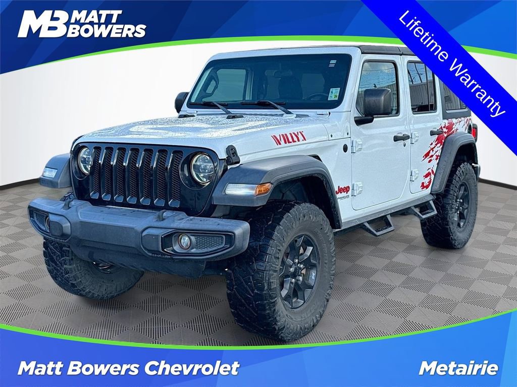Used 2021 Jeep Wrangler Unlimited Sport image 1