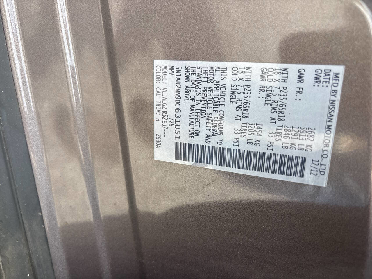 Used 2013 Nissan Pathfinder SL FWD image 13