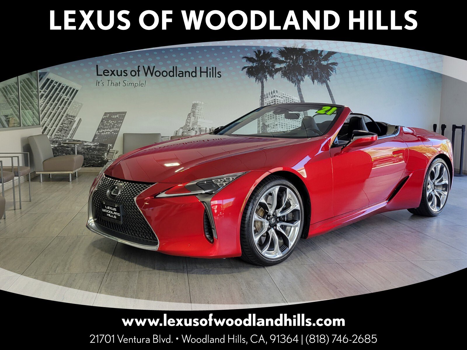 Used 2021 Lexus LC 500 Convertible w/ Touring Package