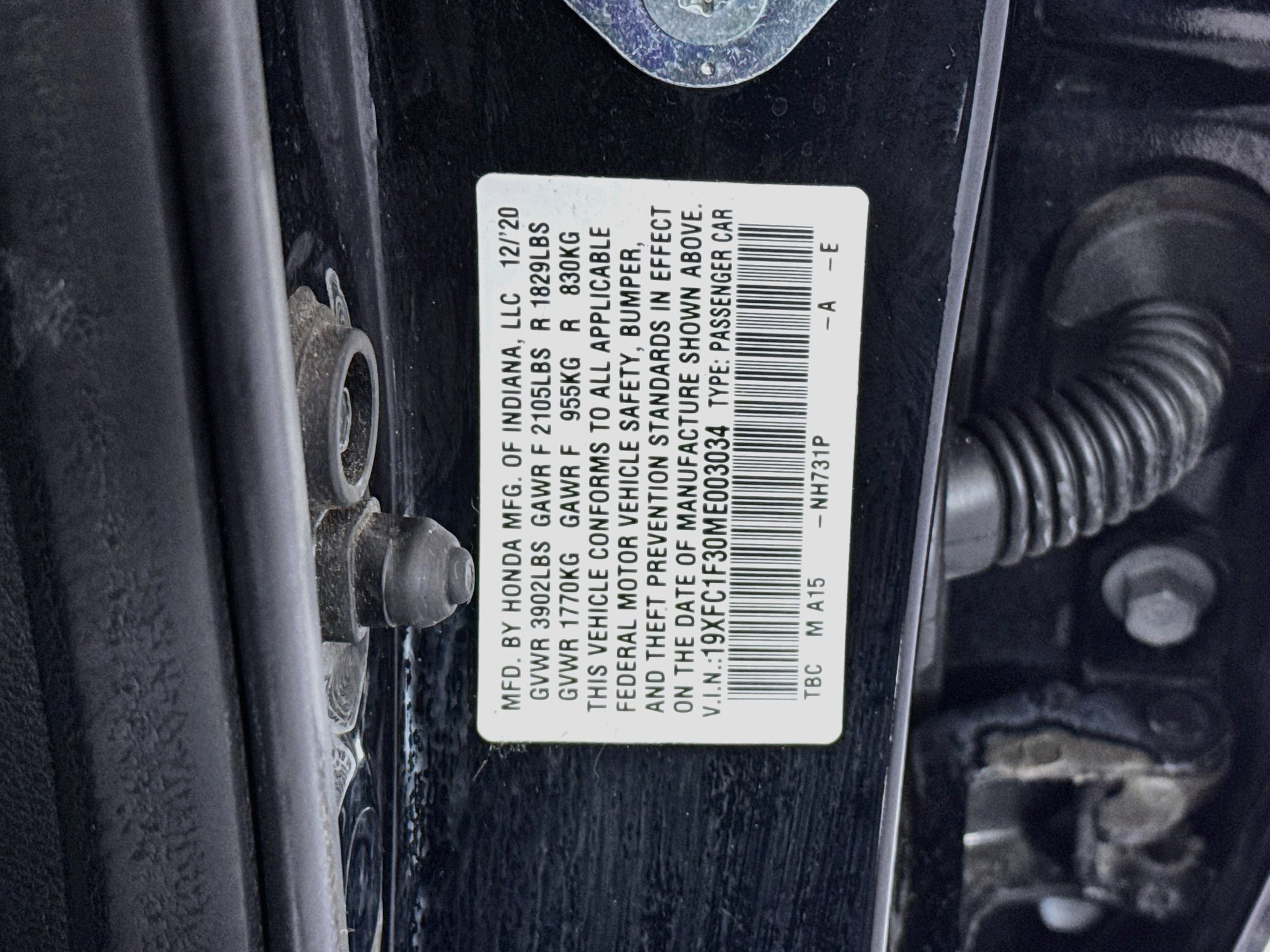 Certified 2021 Honda Civic EX image 31
