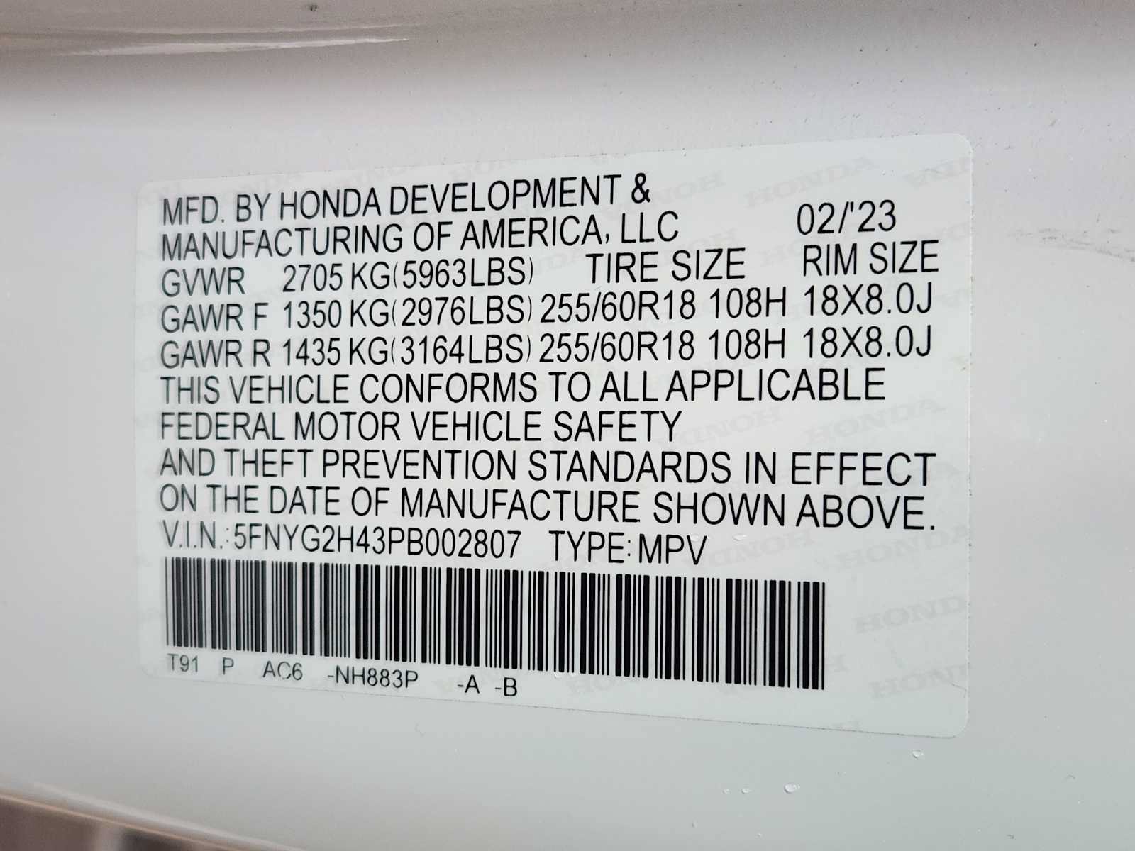 Certified 2023 Honda Pilot EX-L image 32