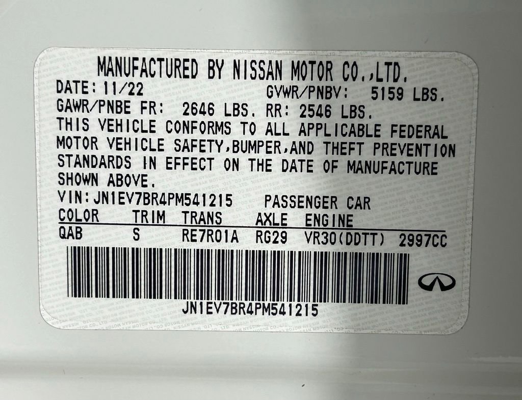 Used 2023 INFINITI Q50 Luxe w/ Cargo Package AWD/4WD image 35