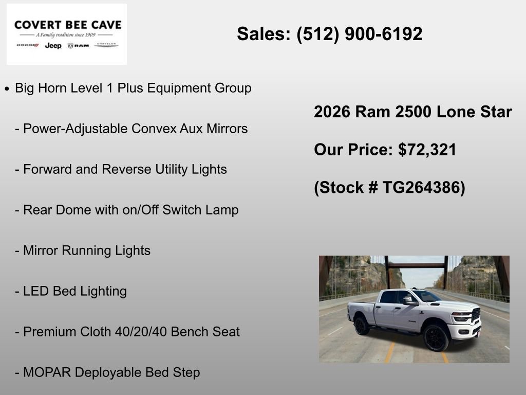 New 2026 RAM 2500 Lone Star AWD/4WD image 24