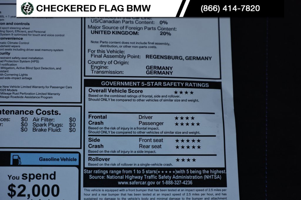 Certified 2025 BMW X1 xDrive28i w/ Technology Package image 41