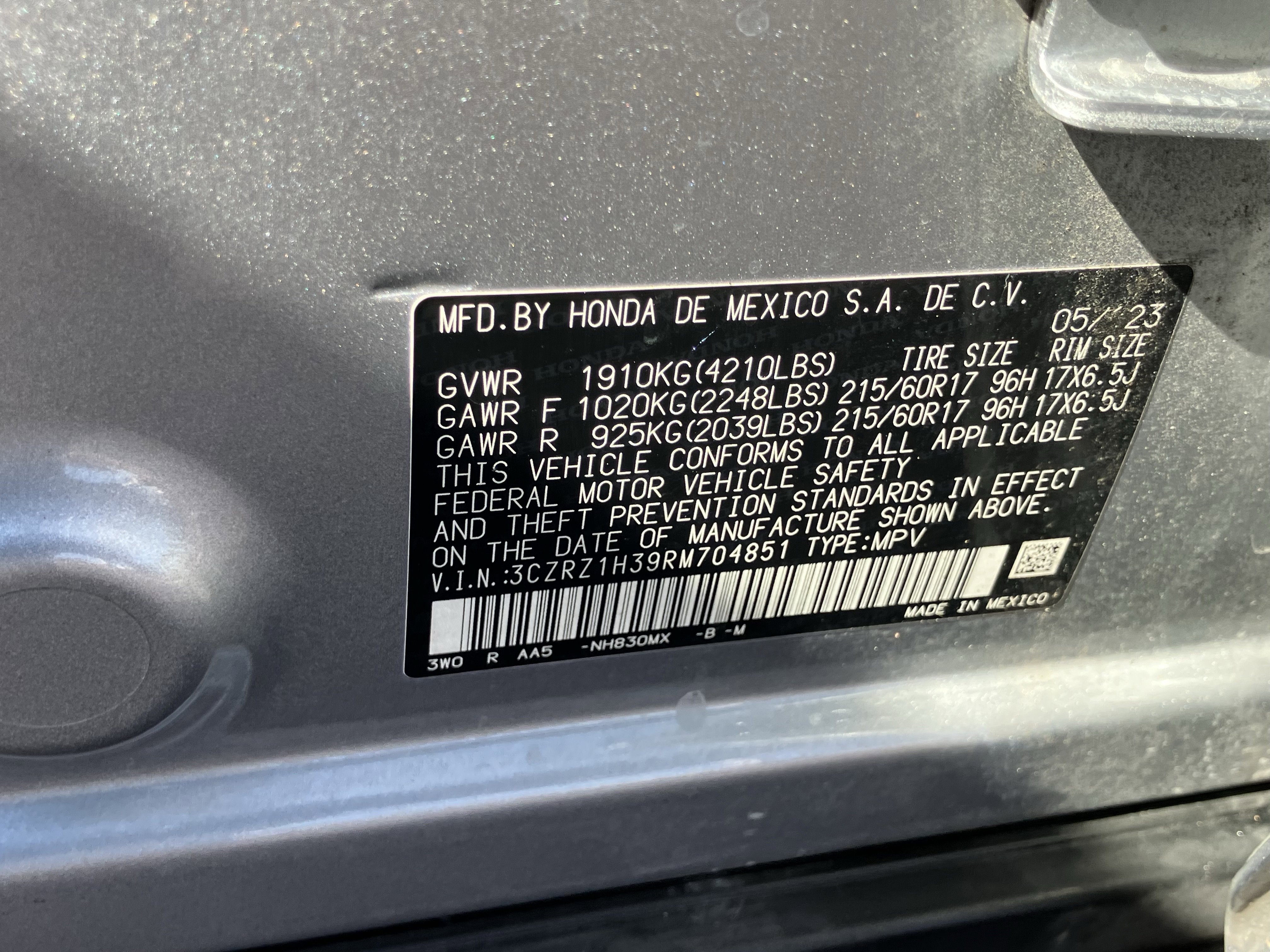 Used 2024 Honda HR-V LX image 36