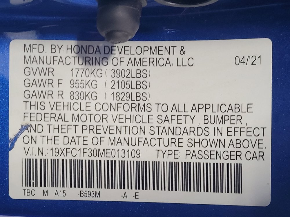Used 2021 Honda Civic EX image 33