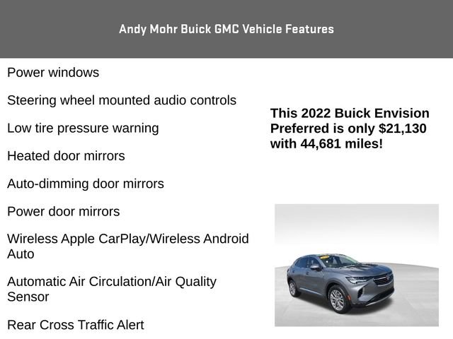 Used 2022 Buick Envision Preferred FWD image 16