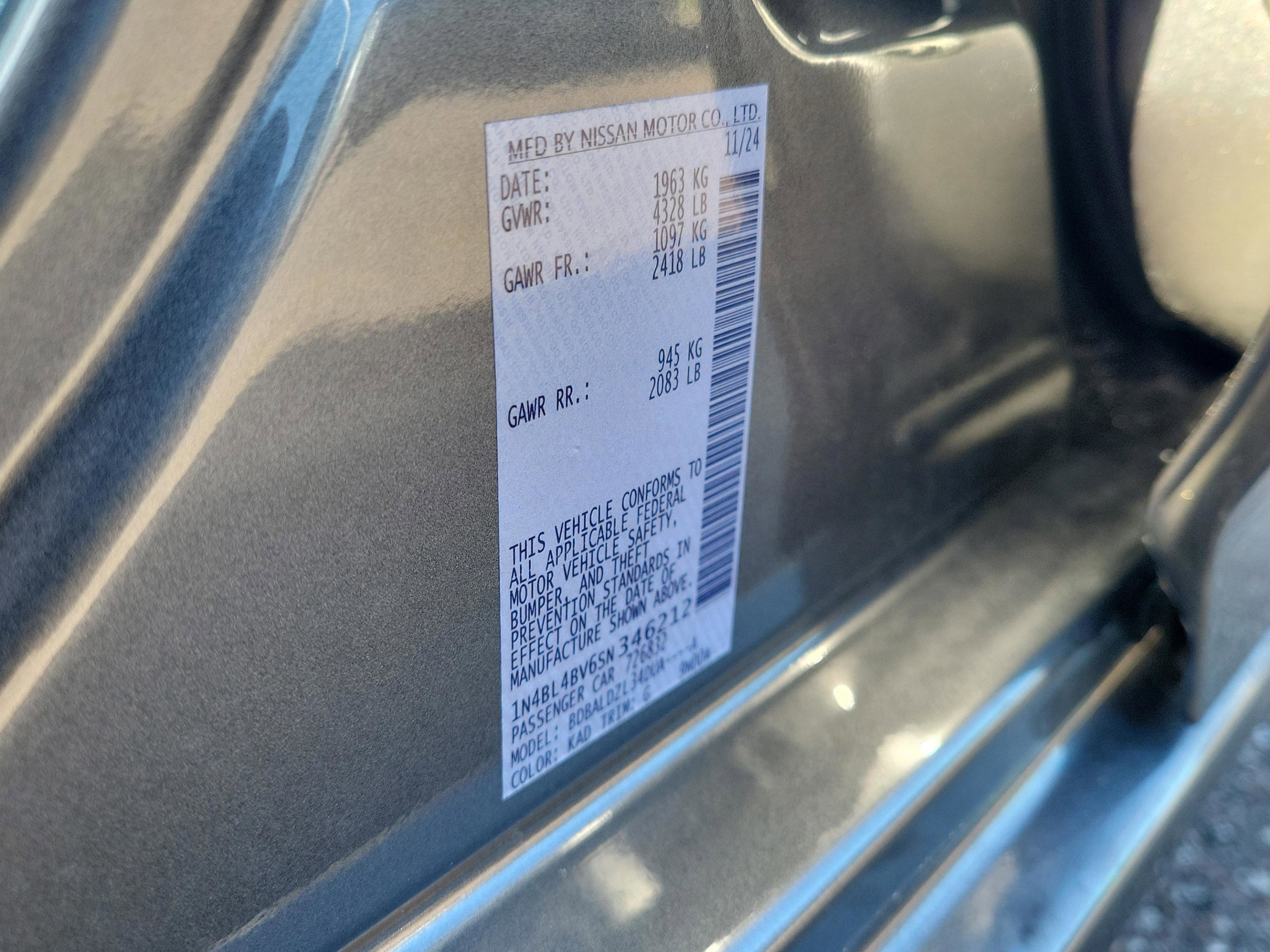 Certified 2025 Nissan Altima 2.5 S image 32