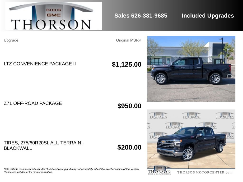 Used 2023 Chevrolet Silverado 1500 LTZ w/ LTZ Convenience Package II AWD/4WD image 6