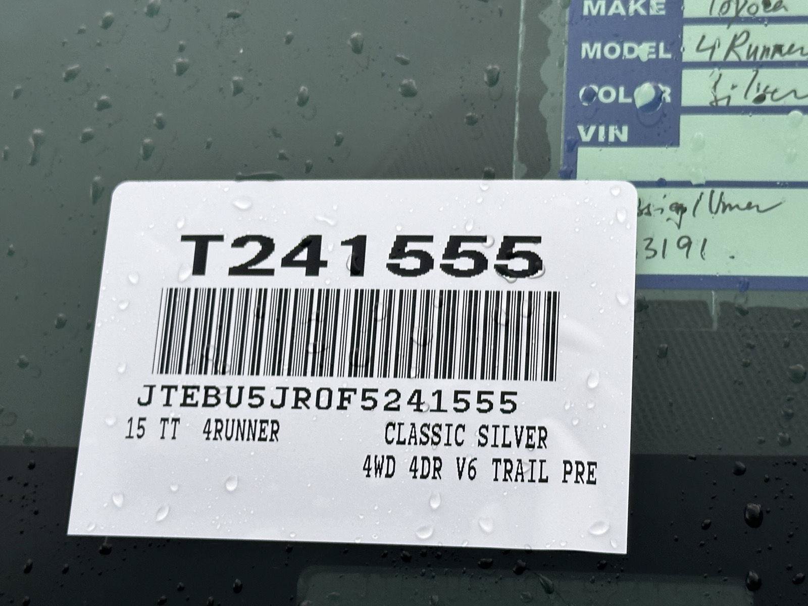 Used 2015 Toyota 4Runner SR5 AWD/4WD image 14