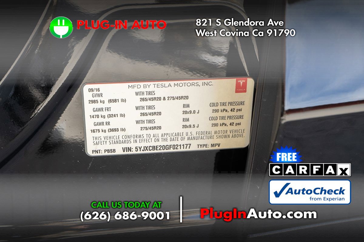 Used 2016 Tesla Model X 75D image 8