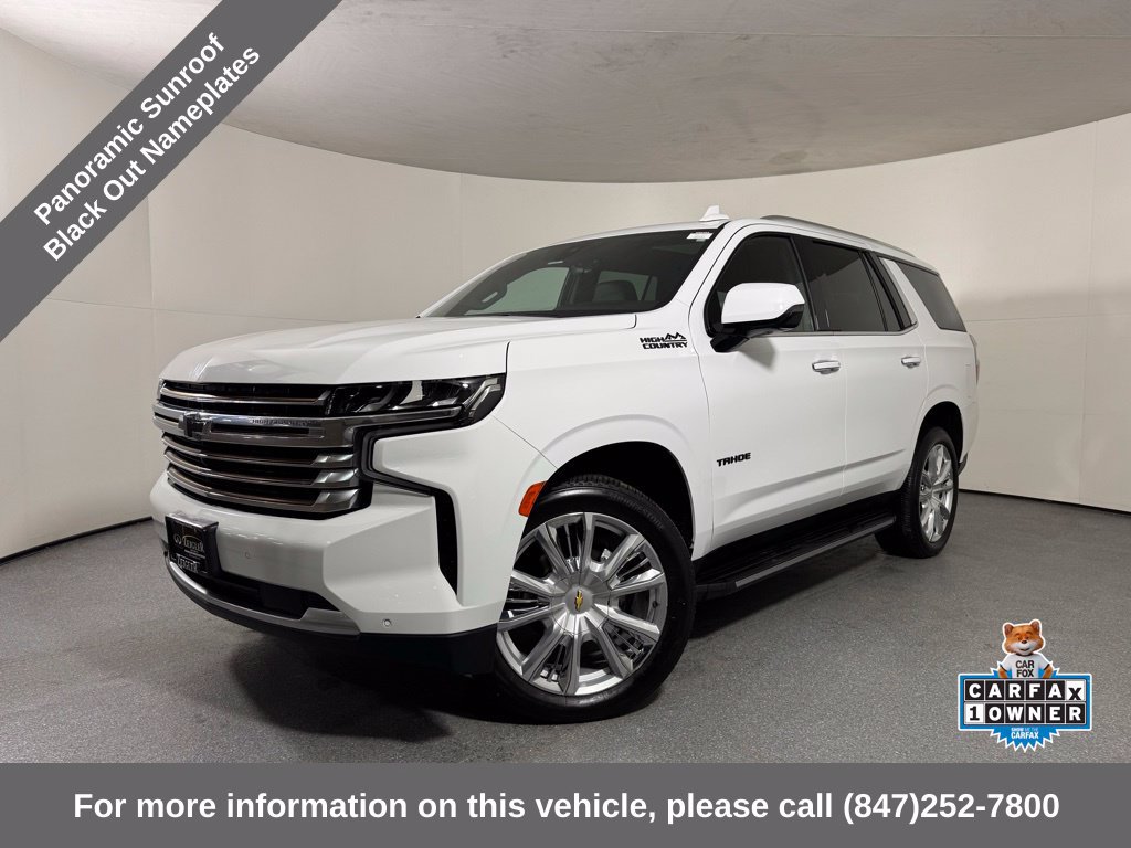 Used 2021 Chevrolet Tahoe High Country