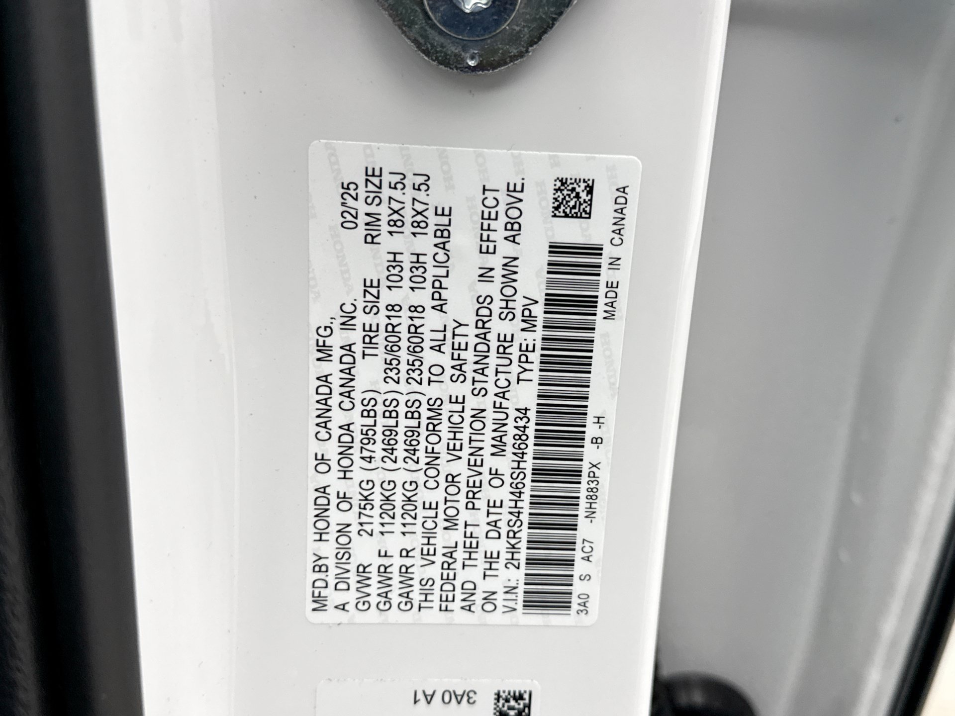 Used 2025 Honda CR-V EX image 12