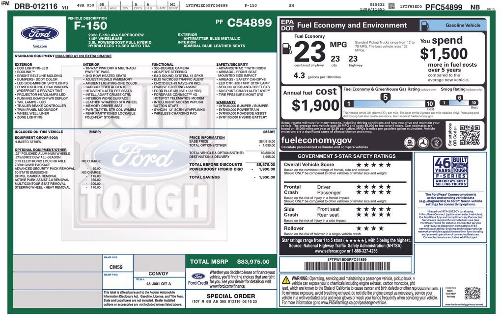 Used 2023 Ford F150 Limited image 5