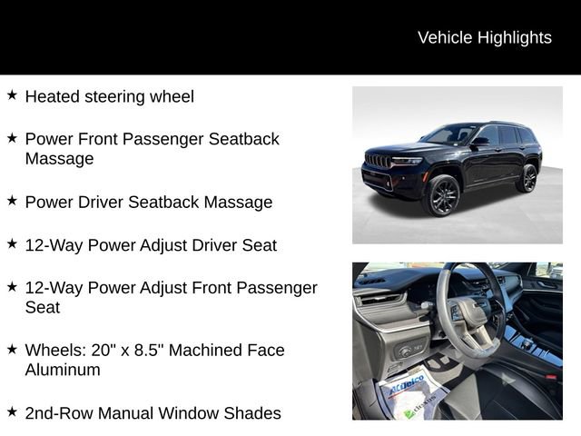 Used 2022 Jeep Grand Cherokee Overland w/ Luxury Tech Group IV AWD/4WD image 15