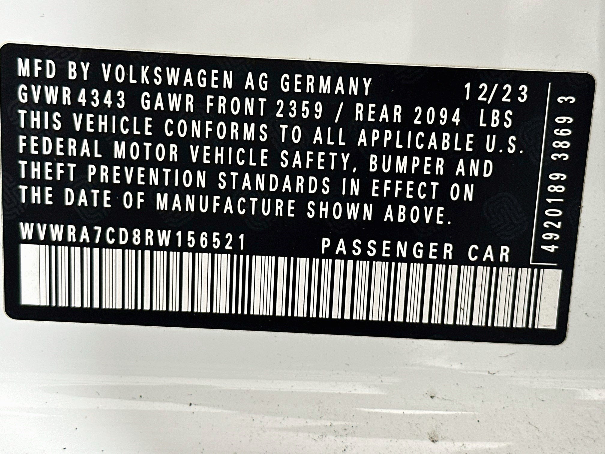 Used 2024 Volkswagen GTI SE FWD image 36