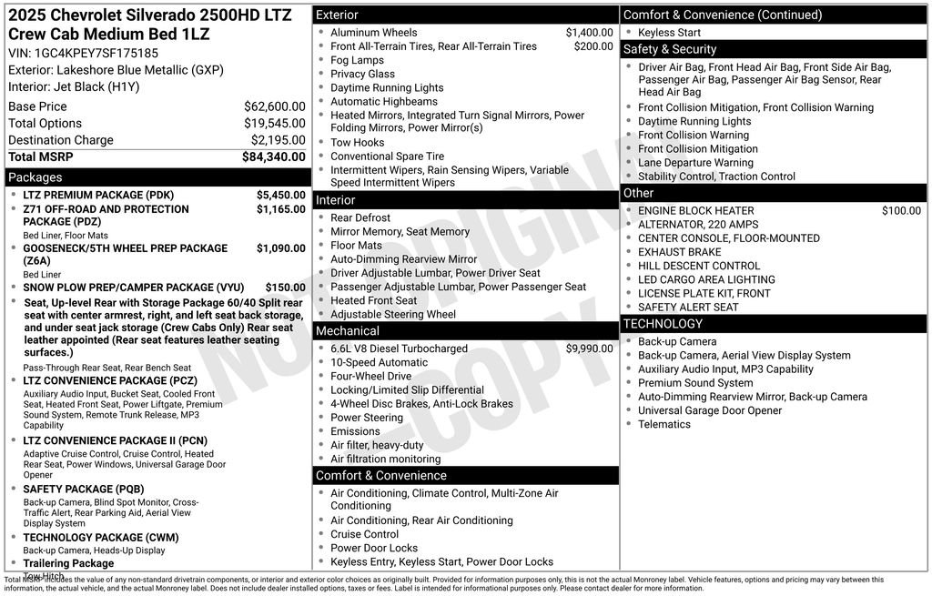 Used 2025 Chevrolet Silverado 2500 LTZ w/ LTZ Premium Package AWD/4WD image 4