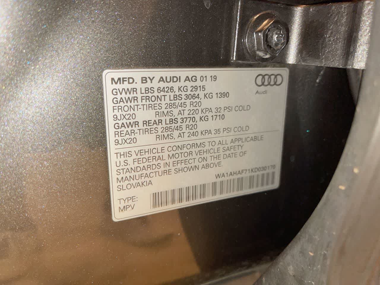 Used 2019 Audi Q7 2.0T Premium w/ Convenience Package AWD/4WD image 29