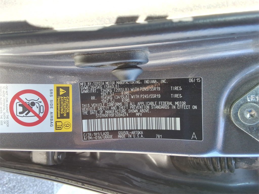 Used 2015 Toyota Highlander Limited Platinum image 17