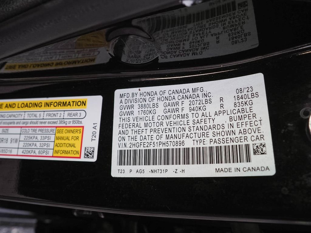 Used 2023 Honda Civic Sport image 37