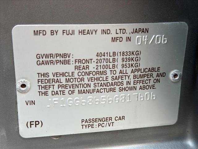 Used 2006 Subaru Impreza Outback Sport Special Edition w/ Popular Equipment Group 2C image 26