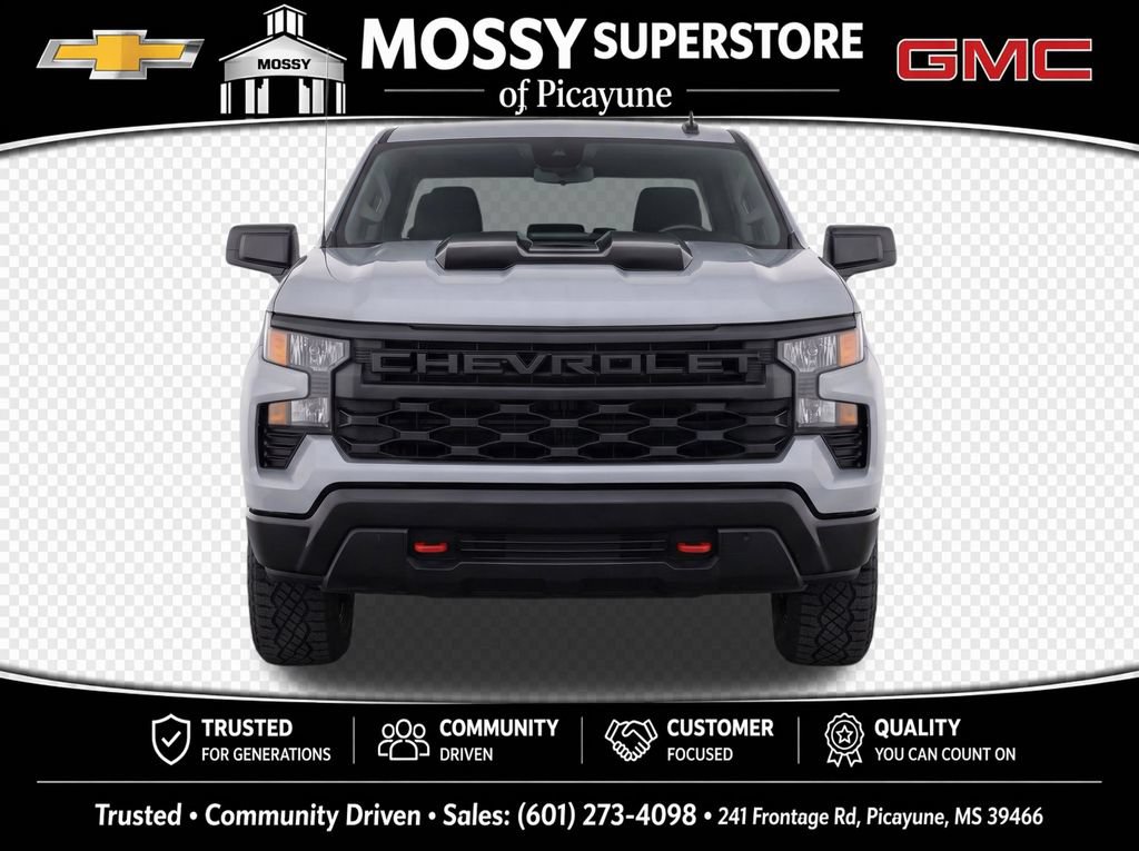 Used 2023 Chevrolet Silverado 1500 Custom Trail Boss w/ LPO, Dark Essentials Package AWD/4WD image 6