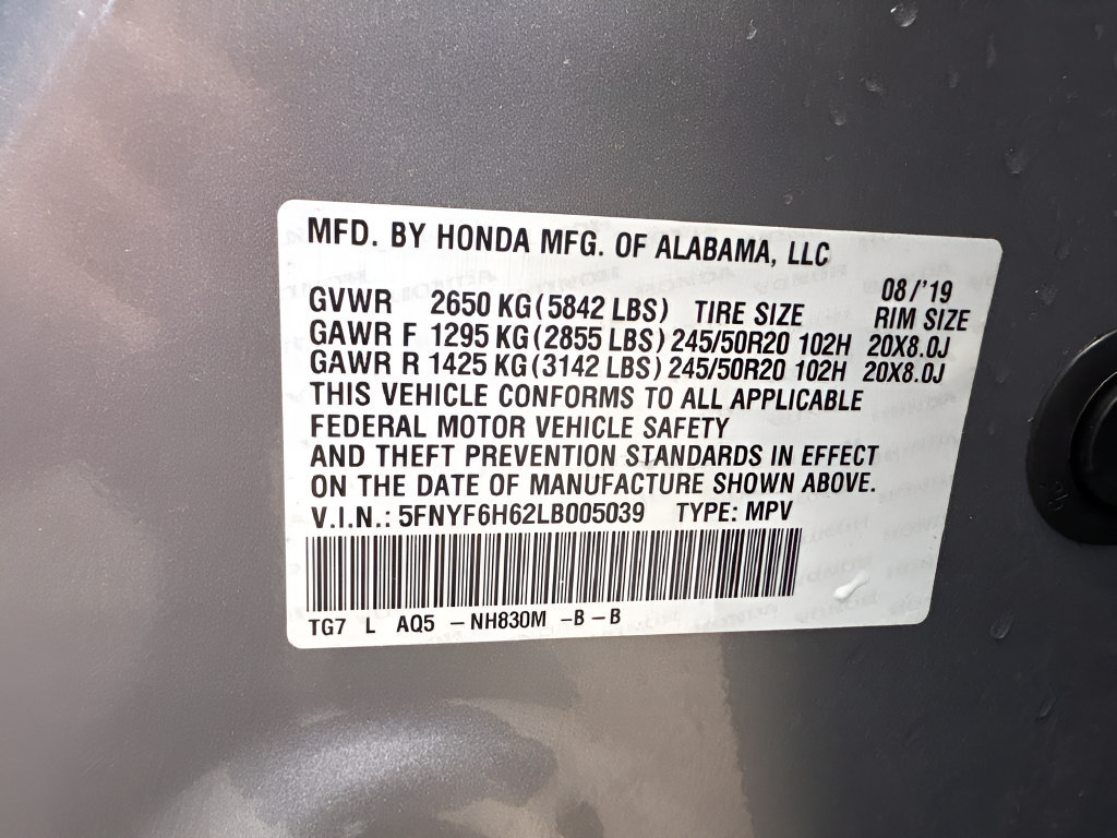 Used 2020 Honda Pilot Touring image 32