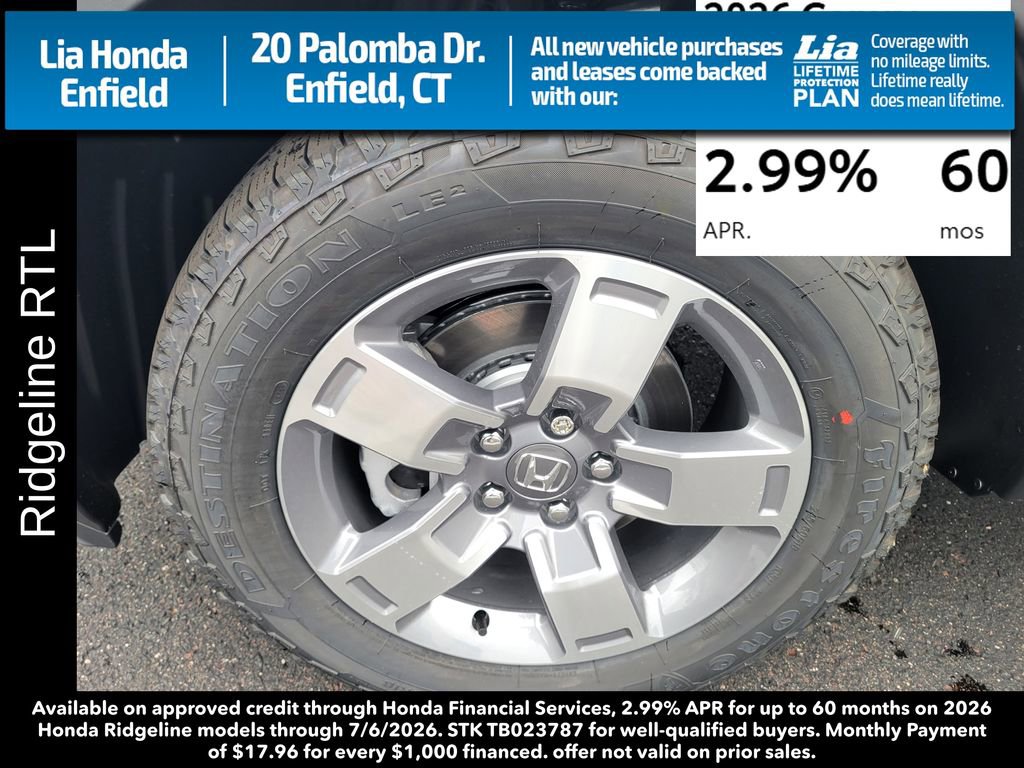 New 2026 Honda Ridgeline RTL image 11