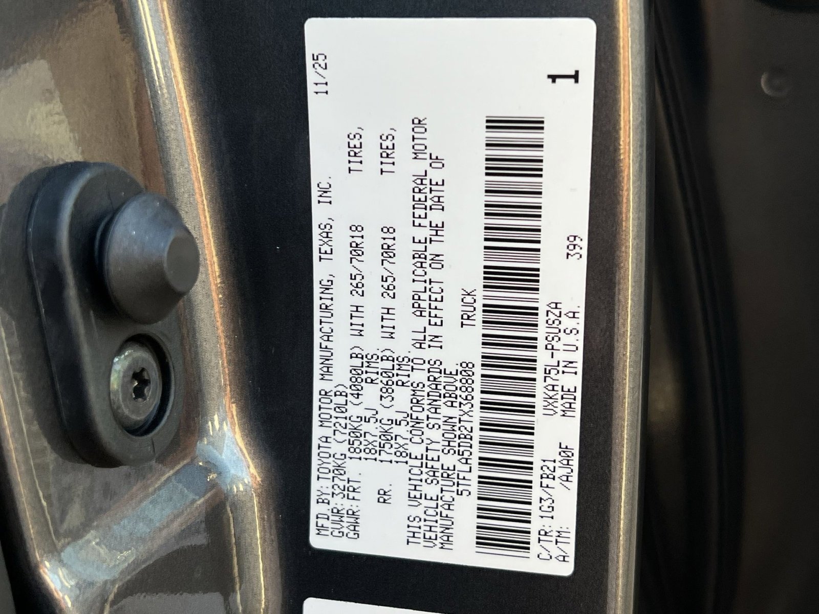 New 2026 Toyota Tundra SR5 image 22