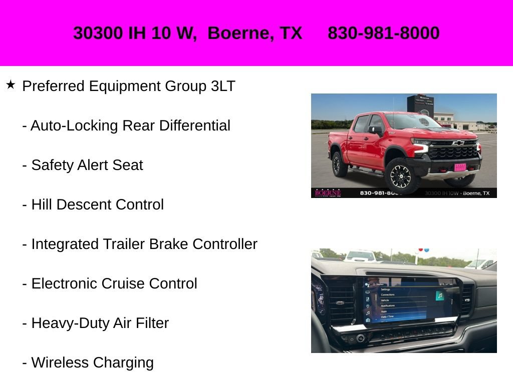 Used 2023 Chevrolet Silverado 1500 ZR2 w/ Technology Package AWD/4WD image 34