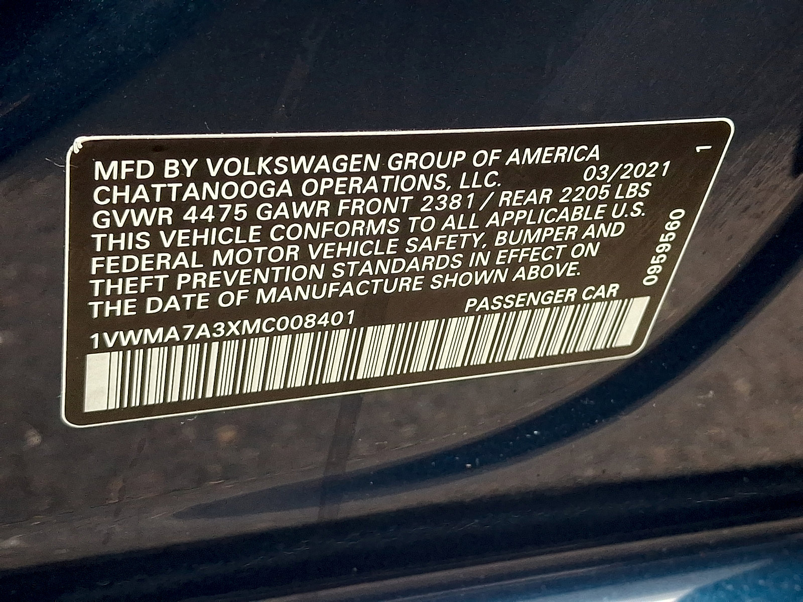 Used 2021 Volkswagen Passat 2.0T R-Line image 31