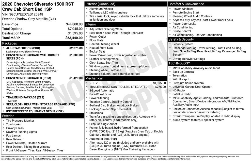Used 2020 Chevrolet Silverado 1500 RST w/ All-Star Edition AWD/4WD image 4