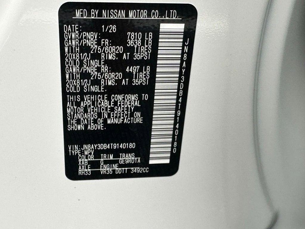 New 2026 Nissan Armada PRO-4X AWD/4WD image 19