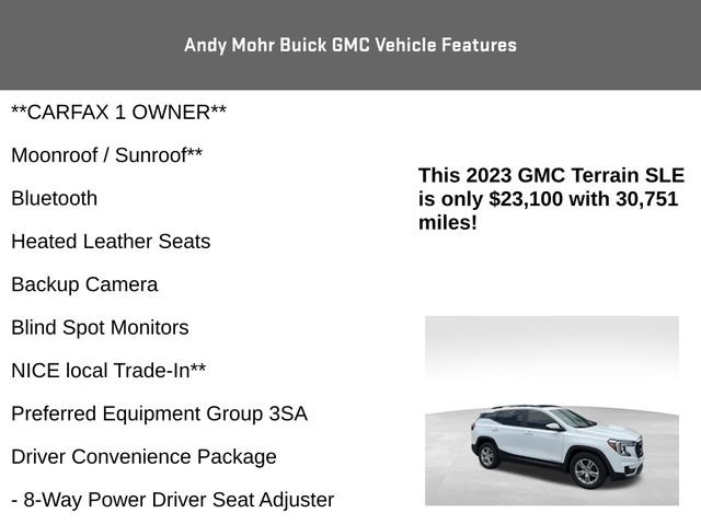 Used 2023 GMC Terrain SLE w/ Driver Convenience Package FWD image 4