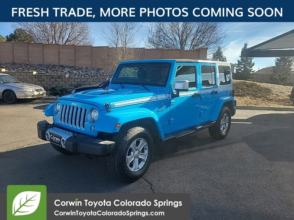 Used 2017 Jeep Wrangler Unlimited Sahara w/ Quick Order Package 24E Chief image 3