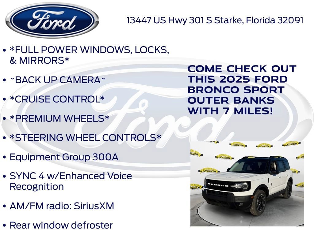 New 2025 Ford Bronco Sport Outer Banks image 10