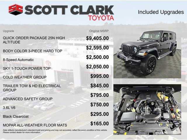 Used 2021 Jeep Wrangler Unlimited Sahara AWD/4WD image 4