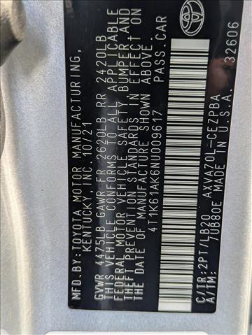 Used 2022 Toyota Camry XSE FWD image 25