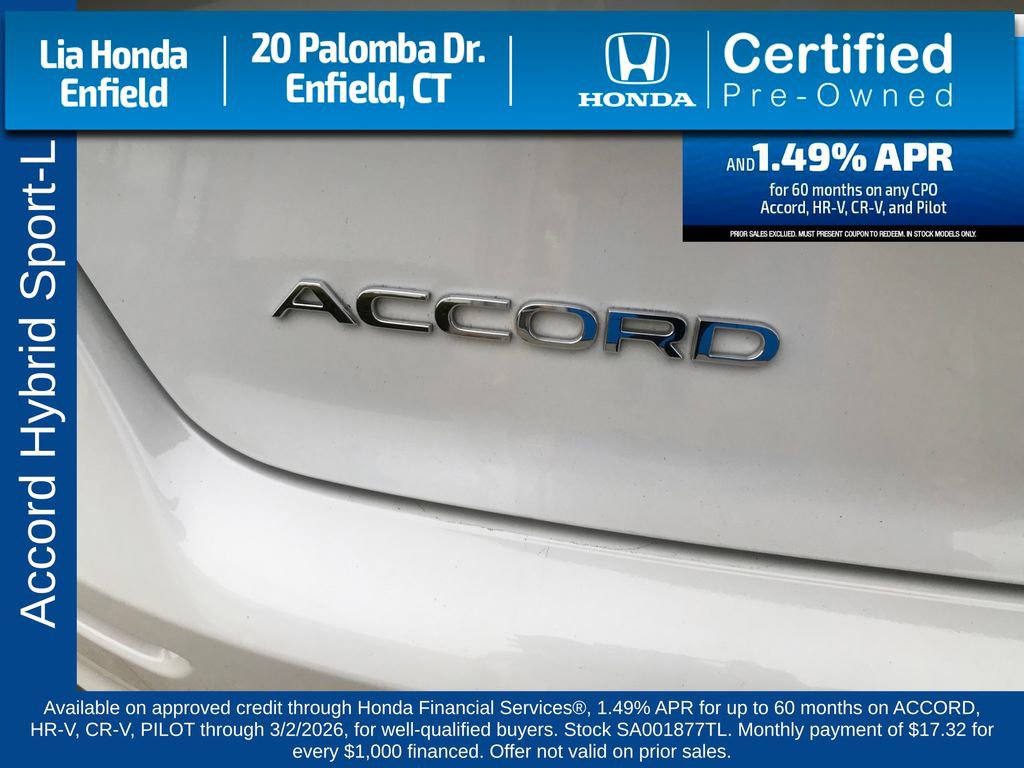Certified 2025 Honda Accord Sport image 25