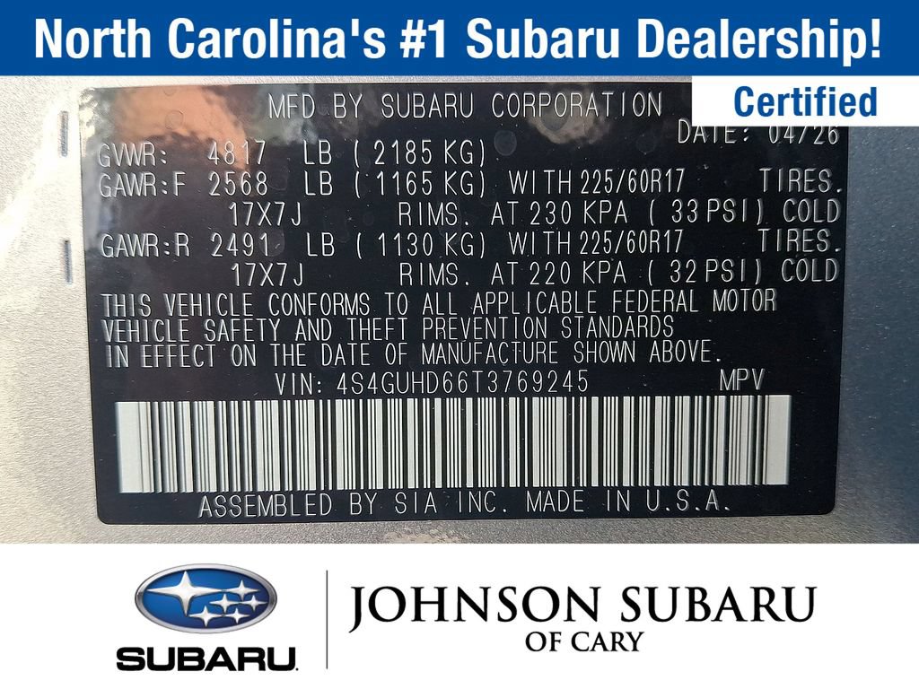 Used 2026 Subaru Crosstrek 2.5i Premium w/ Convenience Package #2 AWD/4WD image 18
