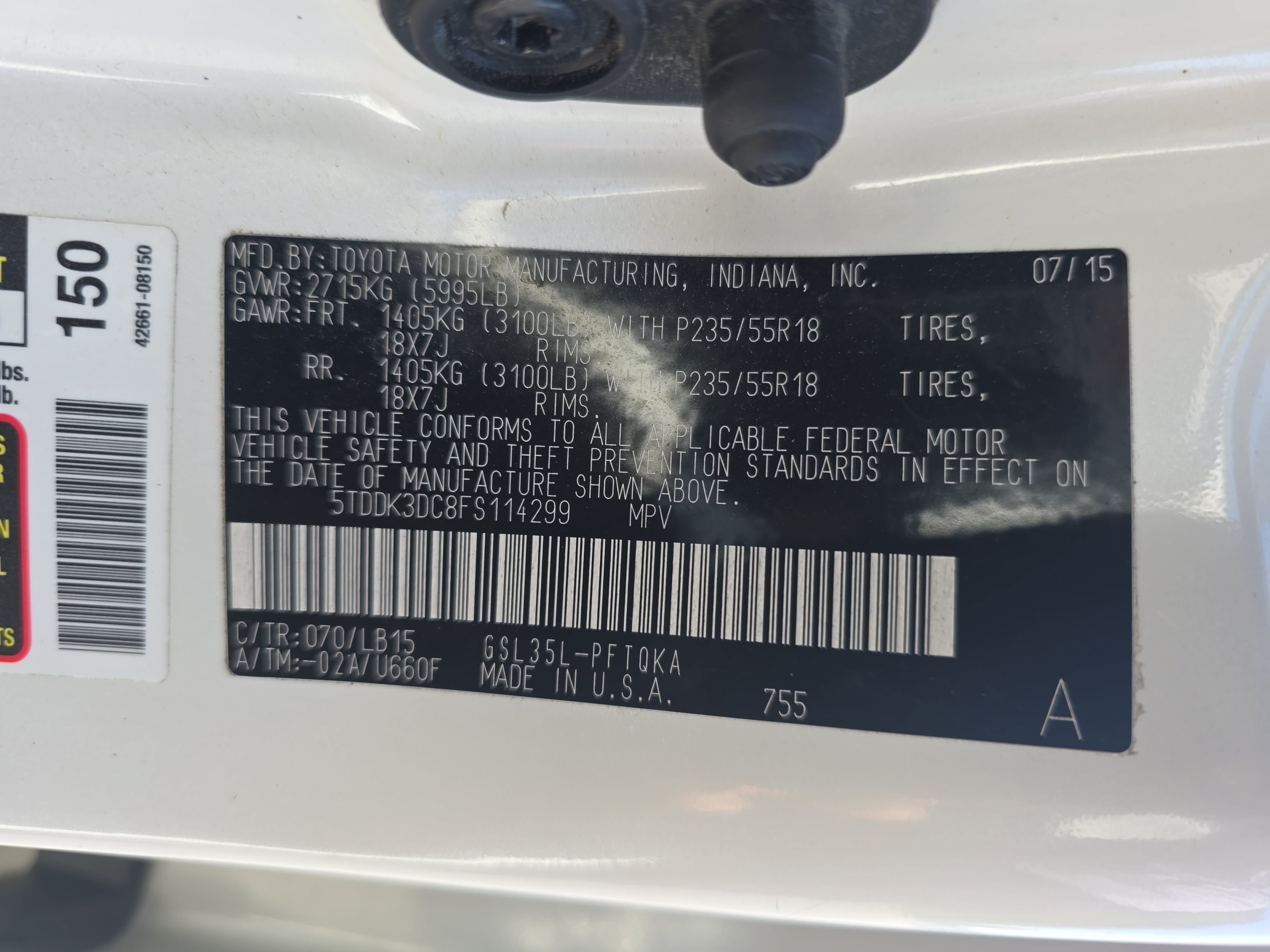 Used 2015 Toyota Sienna Limited Premium AWD/4WD image 37