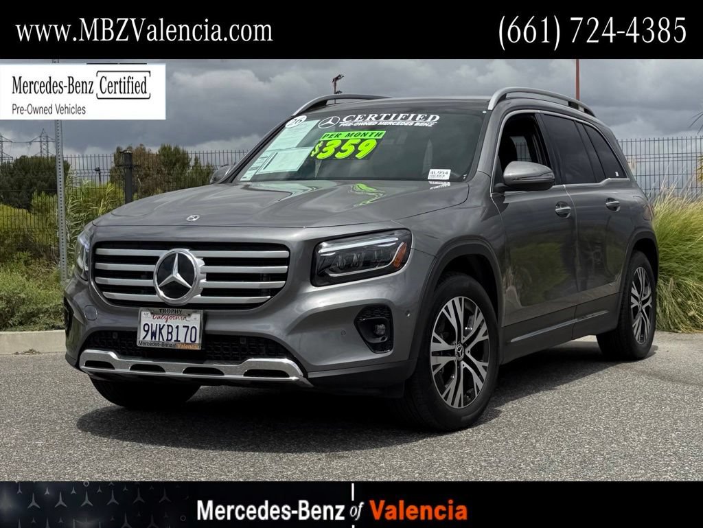 Certified 2026 Mercedes-Benz GLB 250
